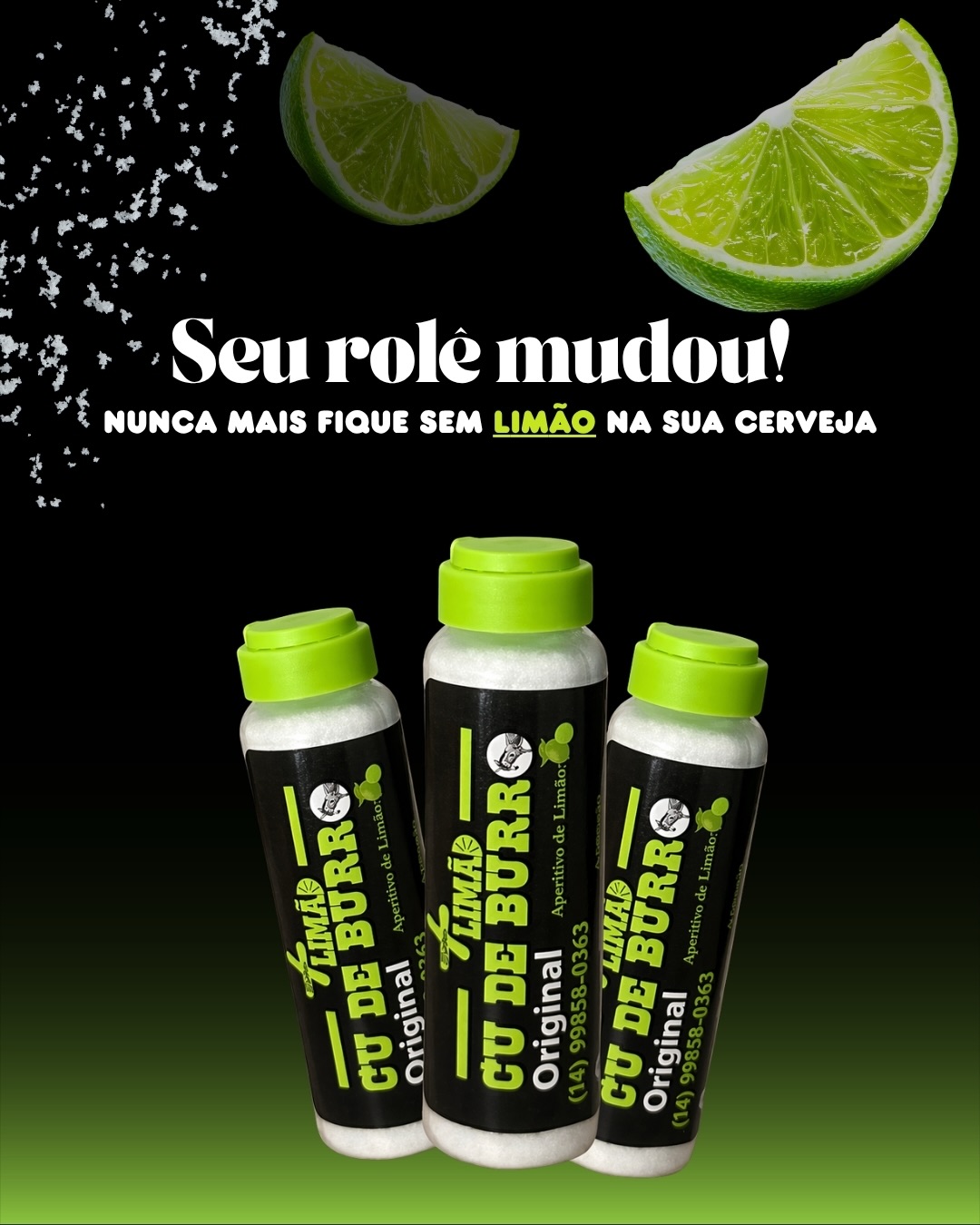 Embalagens oficiais do aperitivo de limão Tu de Burro